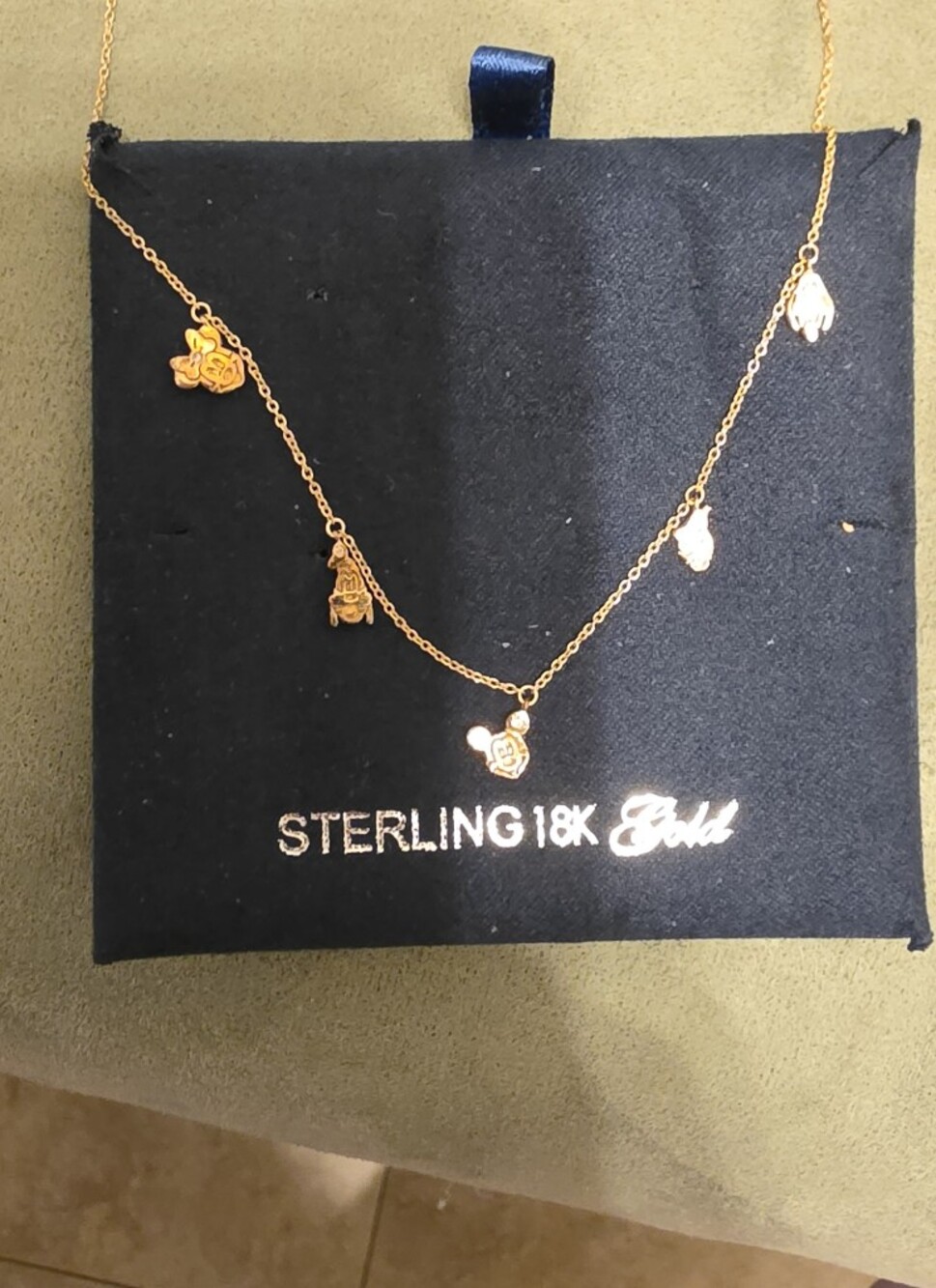 Crislu Mickey & Friends Necklace